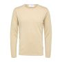 Selected Homme Rocks knit crew neck heren kelp