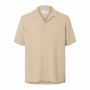 Selected Homme Sal Relax Fit Overhemd Oatmeal