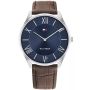 Tommy Hilfiger Horloge Becker Zilver/Blauw 43mm