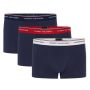 Tommy Hilfiger 3-pack boxers heren peacoat contrast