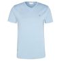 Gant slim shield V-neck tee heren dove blue