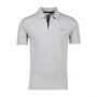 Gant piqué polo Rugger contrast heren grey melange
