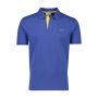 Gant piqué polo Rugger contrast heren rich blue