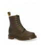 Dr. Martens 1460 Serena Fur Lined Olive Burnished Wyoming