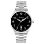 Accurist London Classic Heren Horloge Zilver/Zwart 37mm