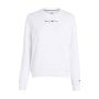 Tommy Jeans reg Serif color sweater dames wit