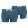 Levi's 2-Pack Basic Boxers Indigo Blauw