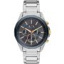 Armani Exchange AX2614 Zilver/Blauw 44mm