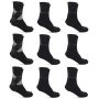 Pierre Cardin 9 Paar Casual Sokken Zwart Geruit