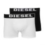 Diesel 2-Pack Boxers - Zwart/Wit