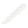 Cappuccino Italia 5 paar Bamboe sneaker sokken unisex wit