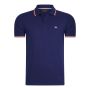 Cappuccino Italia polo applique pique heren navy