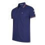 Cappuccino Italia polo applique pique heren navy