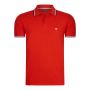 Cappuccino Italia polo applique pique heren rood