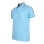 Cappuccino Italia polo applique pique heren sky blue