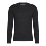 Cappuccino Italia cable pullover heren zwart