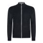 Cappuccino Italia cable Cardigan heren navy