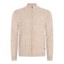 Cappuccino Italia cable Cardigan heren beige