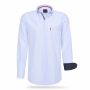 Cappuccino Italia Regular Fit Overhemd Blue Striped