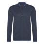 Cappuccino Italia full zip Cardigan vest heren navy