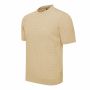 Cappuccino Italia Loreto Cable Knit Tee Sand