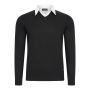 Cappuccino Italia Mock Pullover Zwart