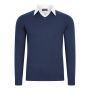 Cappuccino Italia Mock Pullover Navy