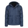 Cappuccino Italia Moorland winterjas met capuchon heren navy