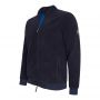 Cappuccino Italia Sherpa fleece vest heren navy