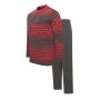 Cappuccino Italia Siena Pyjama Grijs/Rood