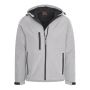 Cappuccino Italia softshell hood jacket heren grijs