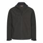 Cappuccino Italia softshell zip jacket heren zwart