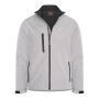 Cappuccino Italia softshell zip jacket heren grijs