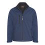 Cappuccino Italia softshell zip jacket heren navy blauw