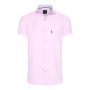 Cappuccino Italia korte mouw overhemd heren roze