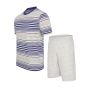 Cappuccino Italia Venezia Pyjama Grijs/Blauw