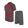 Cappuccino Italia Venezia Pyjama Grijs/Rood
