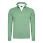 Cappuccino Italia Mock Zip Pullover Groen