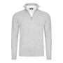 Cappuccino Italia Mock Zip Pullover Grijs