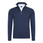 Cappuccino Italia Mock Zip Pullover Navy