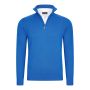 Cappuccino Italia Mock Zip Pullover Royal