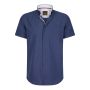 Cappuccino Italia short sleeve overhemd heren navy