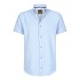 Cappuccino Italia korte mouw overhemd heren sky blauw