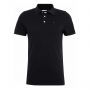 Tommy Jeans Slim Fit Pique Polo Zwart