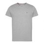 Tommy Jeans Flag slim fit shirt heren grijs