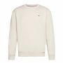 Tommy Jeans flag patch sweater heren beige