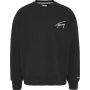 Tommy Jeans Signature crew sweater heren zwart