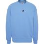 Tommy Jeans relax badge crew sweater heren skysail