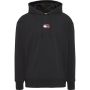 Tommy Jeans relax college pop hoodie heren zwart