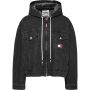 Tommy Jeans oversized hooded zip jacket dames zwart